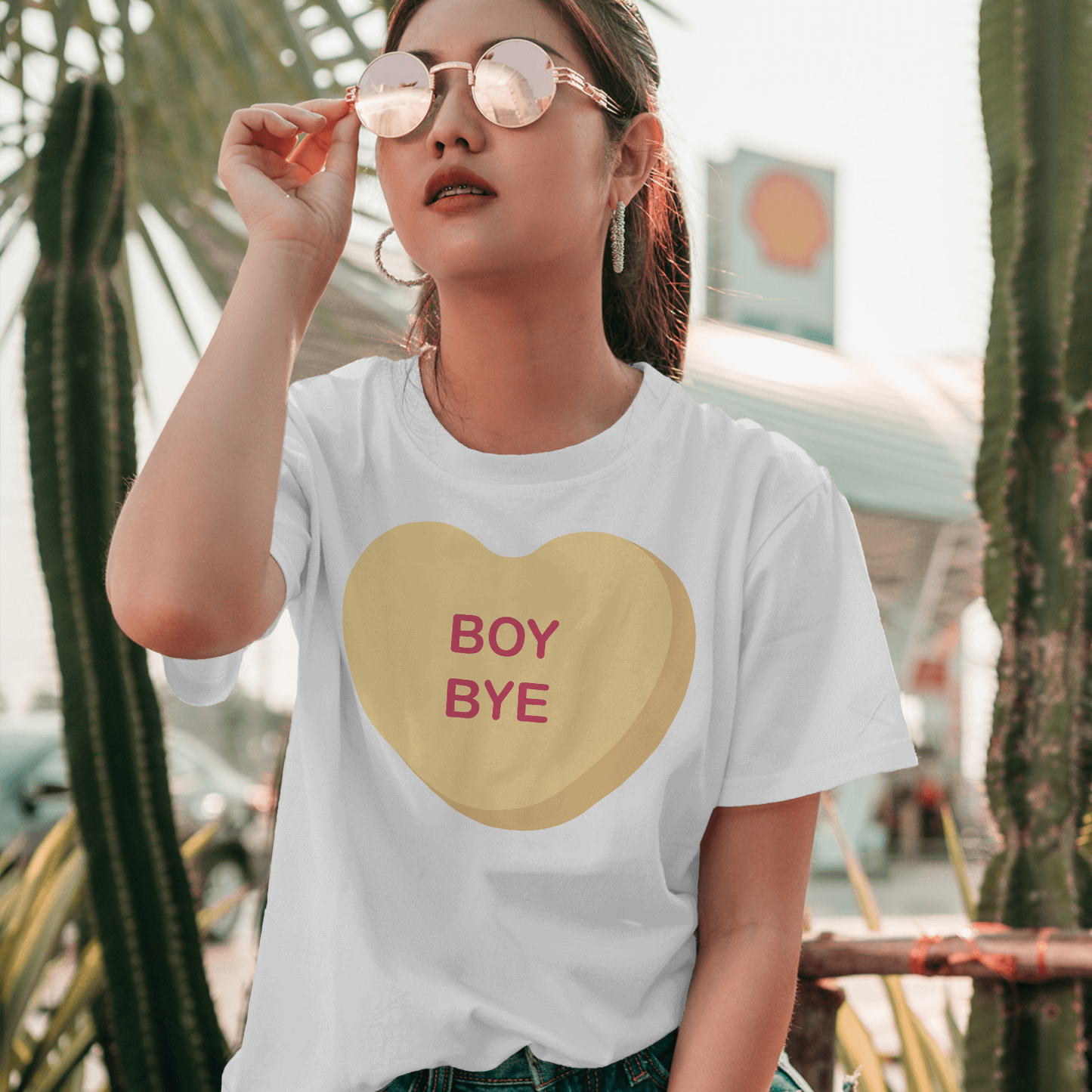 Boy Bye Candy Heart - Valentines - DTF Transfer